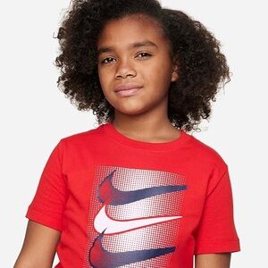 Nike Kids Red Graphic T-Shirt